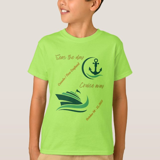 Kreuzfahrt Kanada/Neuengland 10/23 T-Shirt (Vorderseite)