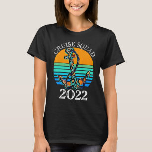 Kreuzfahrt-Mannschaft 2022 Kuhleder Leopard Anker T-Shirt