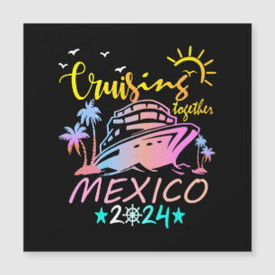 Kreuzfahrt mit der Familie Mexiko Magnetkarte