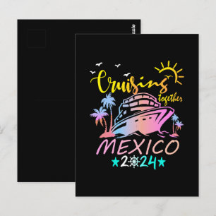 Kreuzfahrt mit der Familie Mexiko Postkarte