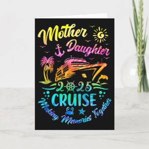 Kreuzfahrt Mutter-Tochter-Trip 2025 Lustige Mom-To Karte