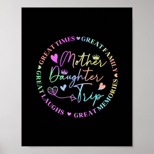 Kreuzfahrt Mutter-Tochter-Trip 2025 Lustige Mom-To Poster