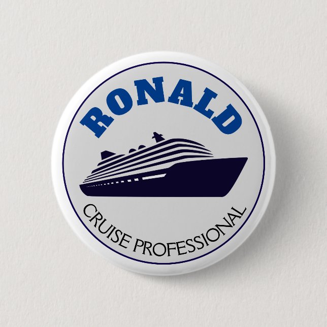 Kreuzfahrt Professional Button   (Vorderseite)