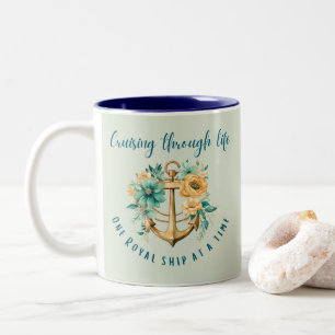 Kreuzfahrt Royal Floral Zweifarbige Tasse