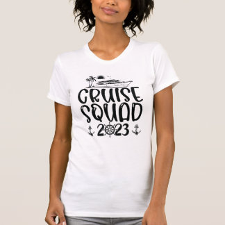Kreuzfahrt Squad 2023 Familienausflug T-Shirt