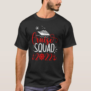 Kreuzfahrt-Team 2022 Familie passende Strandsegel T-Shirt