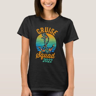 Kreuzfahrt-Team 2022 Lustige Kuhhaut Leopard Anker T-Shirt