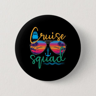 Kreuzfahrt-Team 2025 Familienurlaub Strand passend Button