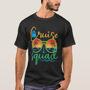 Kreuzfahrt-Team 2025 Familienurlaub Strand passend T-Shirt