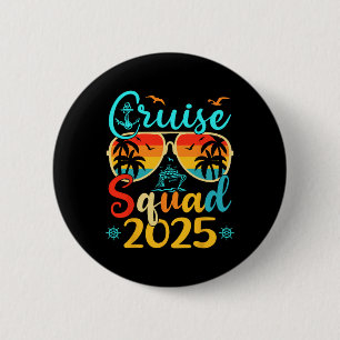 Kreuzfahrt-Team 2025 Sommerferien Familie passend Button