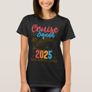 Kreuzfahrt-Team 2025 Sommerferien Familien-Gruppen T-Shirt