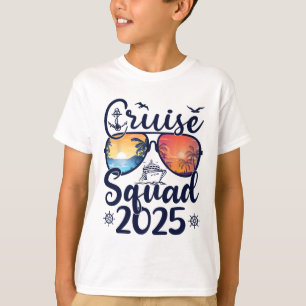 Kreuzfahrt-Team 2025 Sommerferien passende Familie T-Shirt