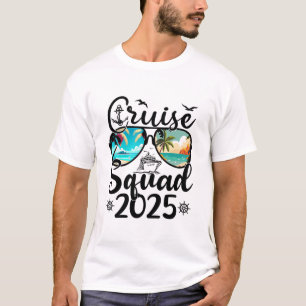 Kreuzfahrt-Team 2025 Sommerferien passende Familie T-Shirt