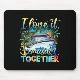 Kreuzfahrt-Team 2025 Sommerurlaub Geschenk Matchin Mousepad