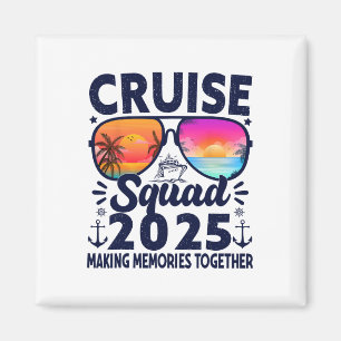 Kreuzfahrt-Team 2025 Sommerurlaubs-Reisegruppen-Ma Magnet