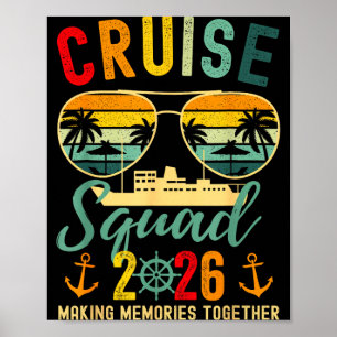 Kreuzfahrt Team 2026 cruisen Strand Hawaii Sommer Poster