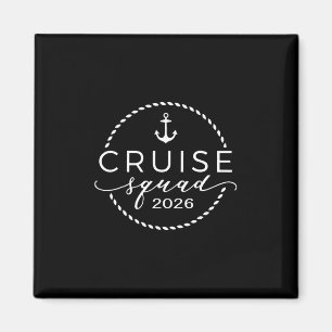 Kreuzfahrt-Team 2026 Sommerferien passende Familie Magnet