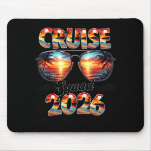 Kreuzfahrt-Team 2026 Sommerferien passende Familie Mousepad
