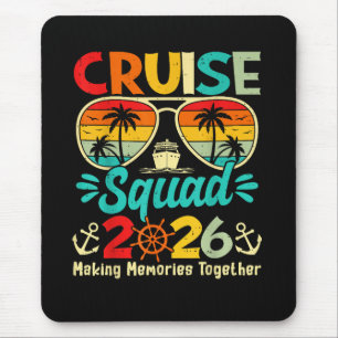 Kreuzfahrt-Team 2026 Sommerferien passende Familie Mousepad