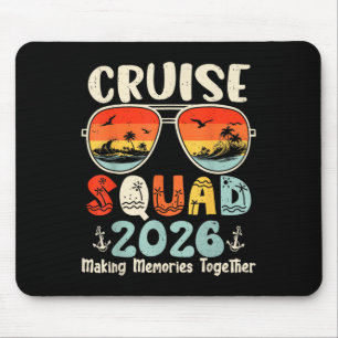 Kreuzfahrt-Team 2026 Sommerferien passende Familie Mousepad