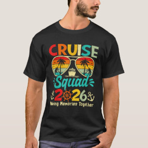Kreuzfahrt-Team 2026 Sommerferien passende Familie T-Shirt