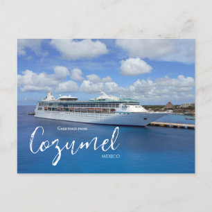 Kreuzfahrt-Themen-Cozumel-Mexiko-Postkarte Postkarte