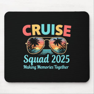Kreuzfahrt-Trupp 2025 Familienurlaubsreise Sommer Mousepad