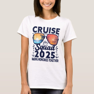 Kreuzfahrt-Trupp 2025 Sommerferien Reise Gruppenma T-Shirt