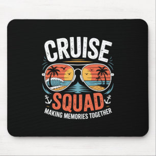 Kreuzfahrt-Trupp Familien-Gruppen-Matching Sommerk Mousepad