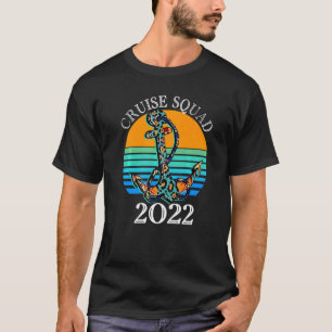 Kreuzfahrt-Truppe 2022 Kuhleder Leopard Anker Kreu T-Shirt