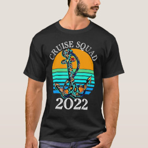 Kreuzfahrt-Truppe 2022 Kuhleder Leopard Anker Kreu T-Shirt