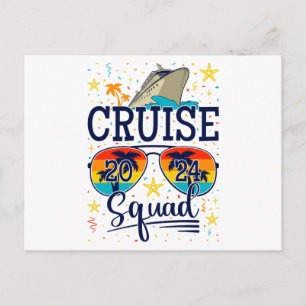 Kreuzfahrt-Truppe 2024 Kreuzfahrt-Urlaub Postkarte