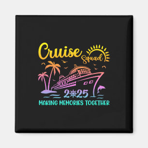 Kreuzfahrt-Truppe 2025 Familie Freunde Urlaub pass Magnet