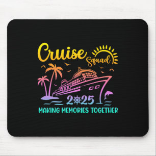 Kreuzfahrt-Truppe 2025 Familie Freunde Urlaub Pass Mousepad