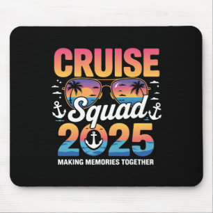 Kreuzfahrt-Truppe 2025 Familienkreuzfahrt passend Mousepad