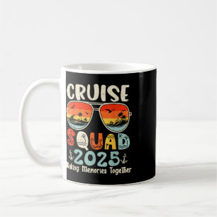 Kreuzfahrt-Truppe 2025 Sommerferien passende Famil Kaffeetasse