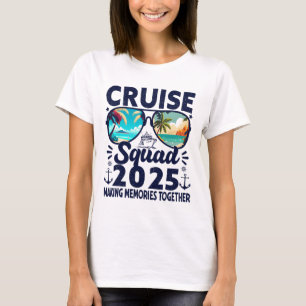 Kreuzfahrt-Truppe 2025 Sommerferien Reise Gruppenm T-Shirt