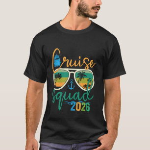 Kreuzfahrt-Truppe 2026 Familienurlaub Strand passe T-Shirt