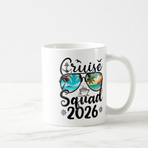 Kreuzfahrt-Truppe 2026 Sommerferien Familie passen Kaffeetasse