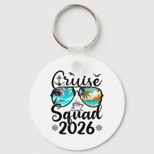 Kreuzfahrt-Truppe 2026 Sommerferien Familie passen Schlüsselanhänger