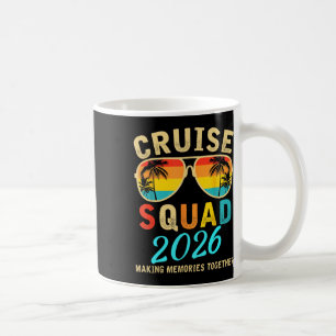 Kreuzfahrt-Truppe 2026 Sommerferien passende Famil Kaffeetasse