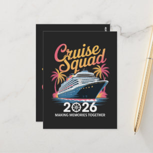 Kreuzfahrt-Truppe 2026 Sommerferien Postkarte