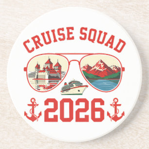 Kreuzfahrt-Truppe Schweiz Urlaubsreise 2026 Getränkeuntersetzer