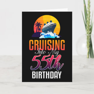 Kreuzfahrt-Urlaub 55. Geburtstag Kreuzfahrt Karte