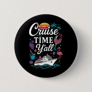 Kreuzfahrt-Urlaub Mädchen Kreuzfahrt Zeit Leute  Button