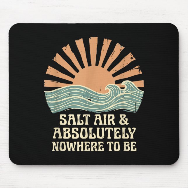 Kreuzfahrt Urlaub Strand Wellen Design  Mousepad (Vorne)