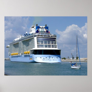 Kreuzfahrt West Sailing East Poster