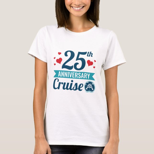 Kreuzfahrt zum 25. Jubiläum T-Shirt (Vorderseite)