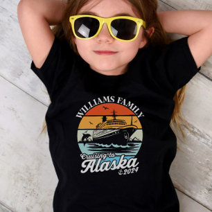 Kreuzfahrt zur Alaska Custom Family Matching Group Kleinkind T-shirt