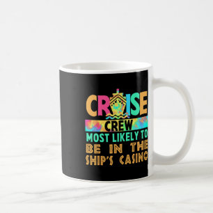 Kreuzfahrtbesatzung wahrscheinlich auf dem Schiff Kaffeetasse